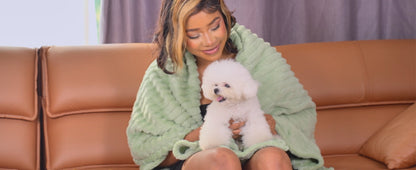 Sage Green Fleece Throw Blanket 50”×60” for Couch Sofa Bed,Super Soft Cozy Plush Microfiber Flannel Blanket with Stripes Design Lightweight for Adults,Woman,Girls